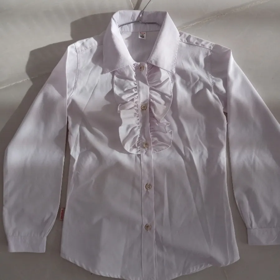 شومیز سفید بچگانه