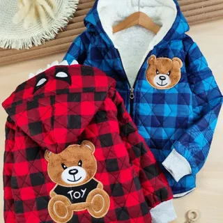 کاپشن چهارخونه  toy