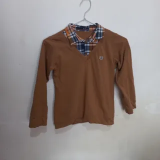 بلوز یقه دار بچه گانه