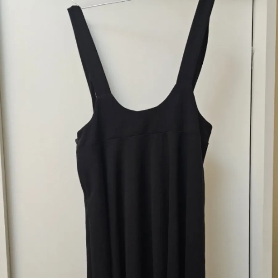 سارافون بندی مشکی کرپ