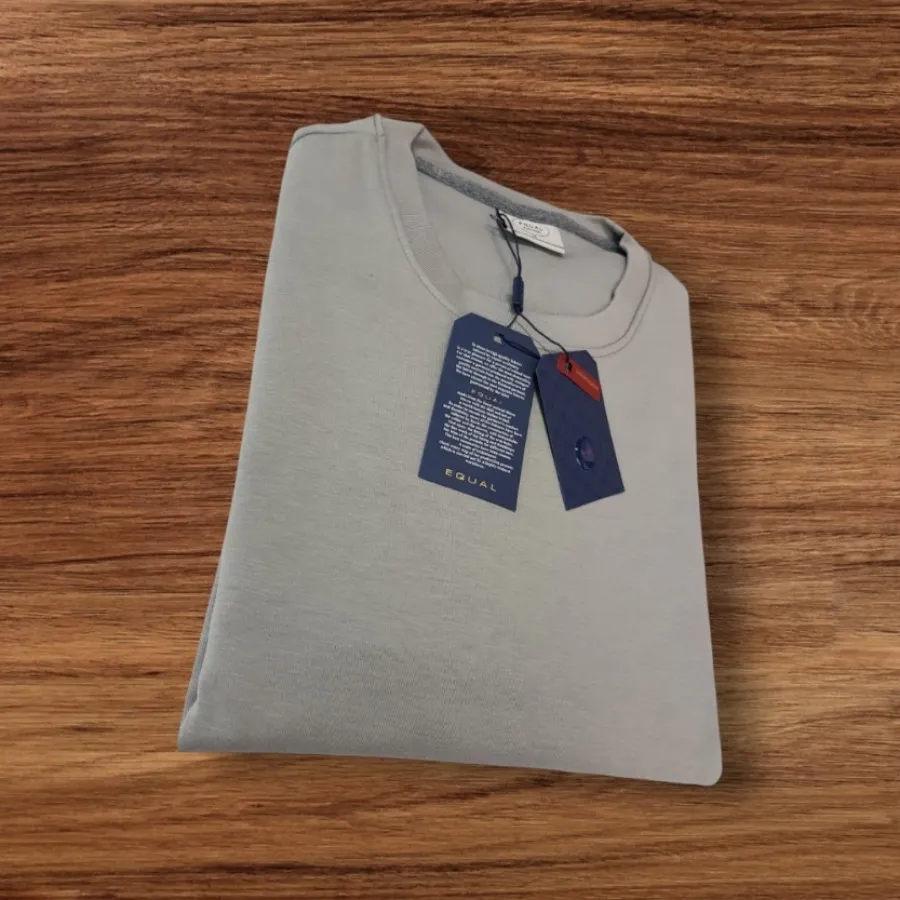 تیشرت پنبه ضخیم طوسی