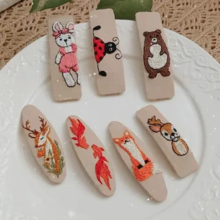 گیره مو گلدوزی