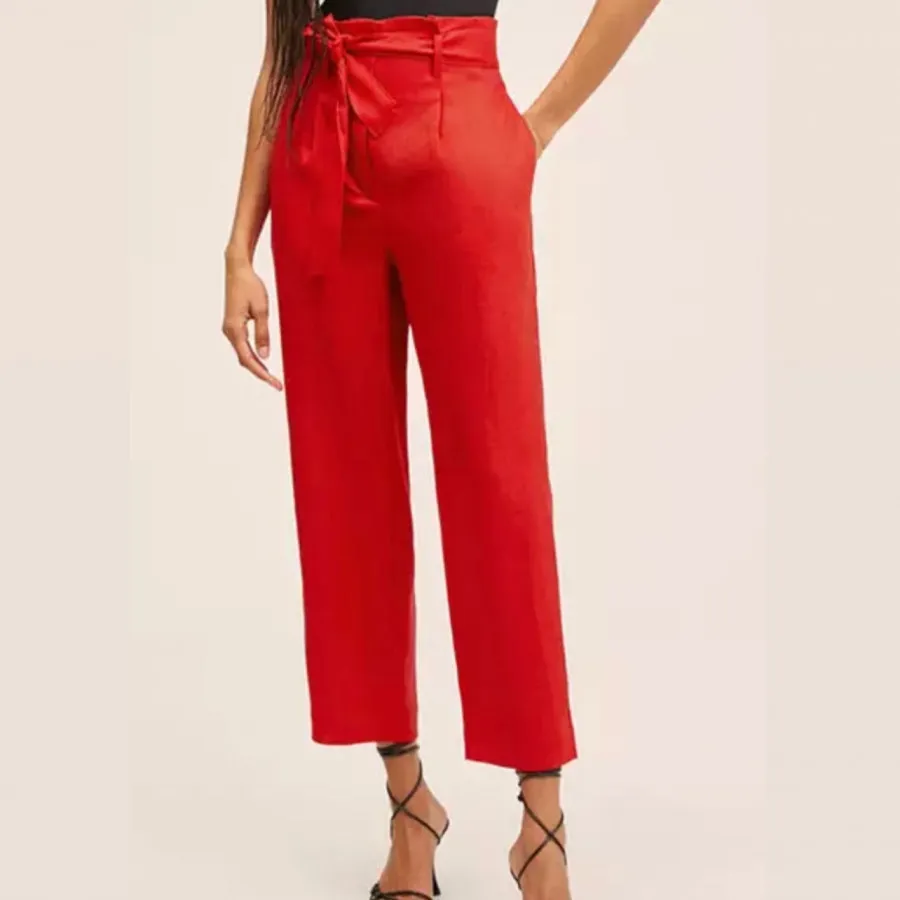 شلوار لینن منگو