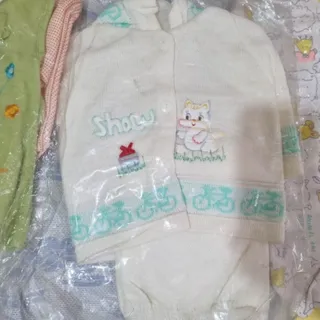 لباس نوزادی جنس بافت