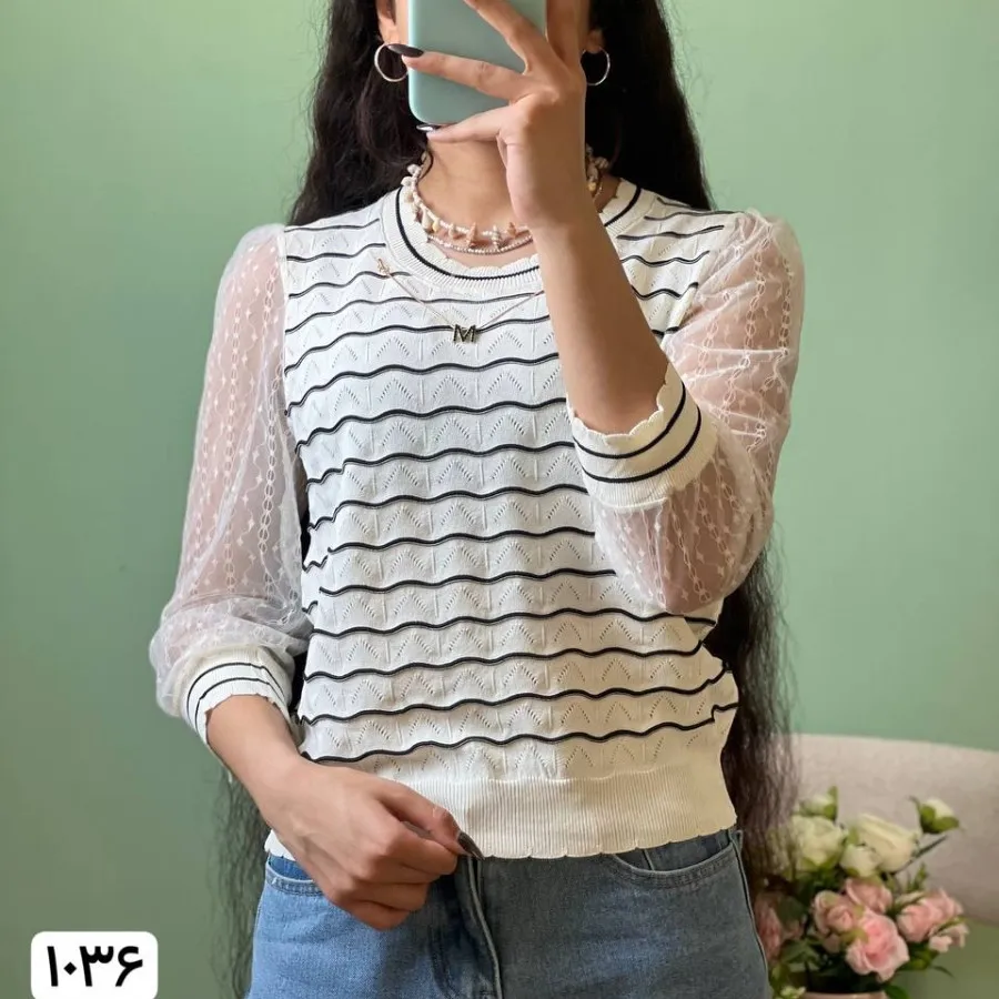 بلوز بافت مجلسی شیک