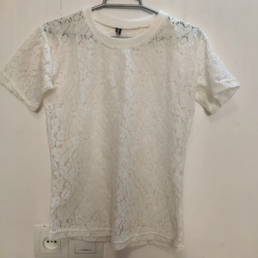 شومیز گیپور سفید