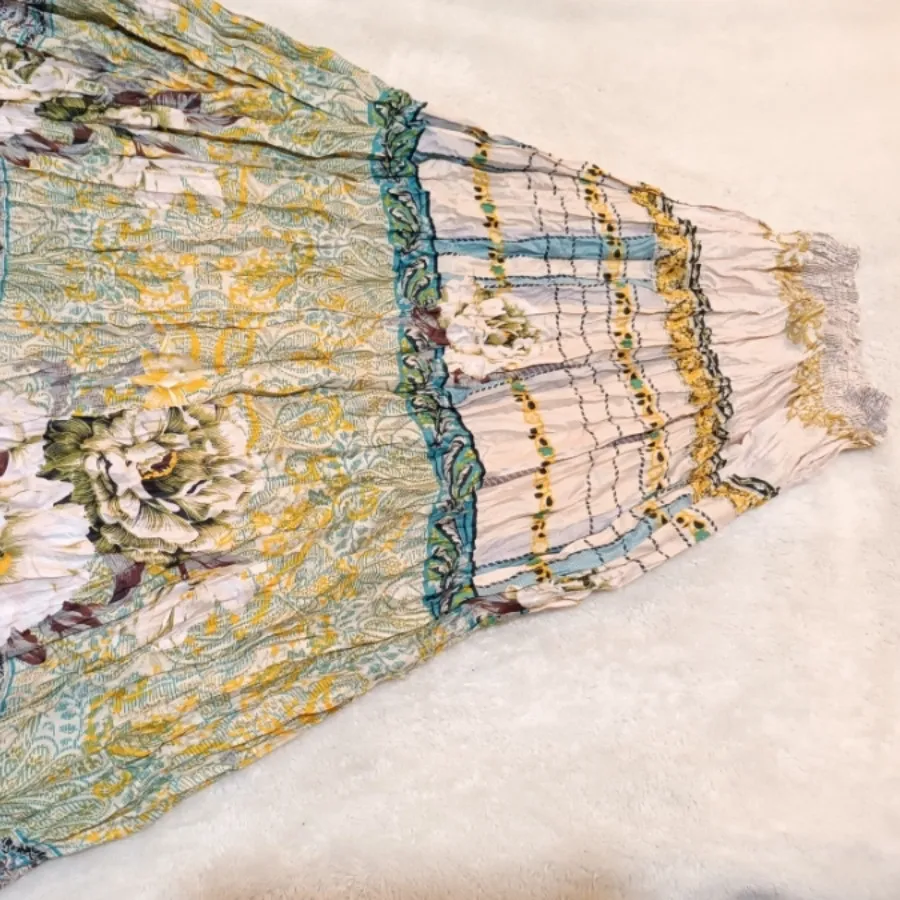 دامن نخی سبک هندی کمرکش