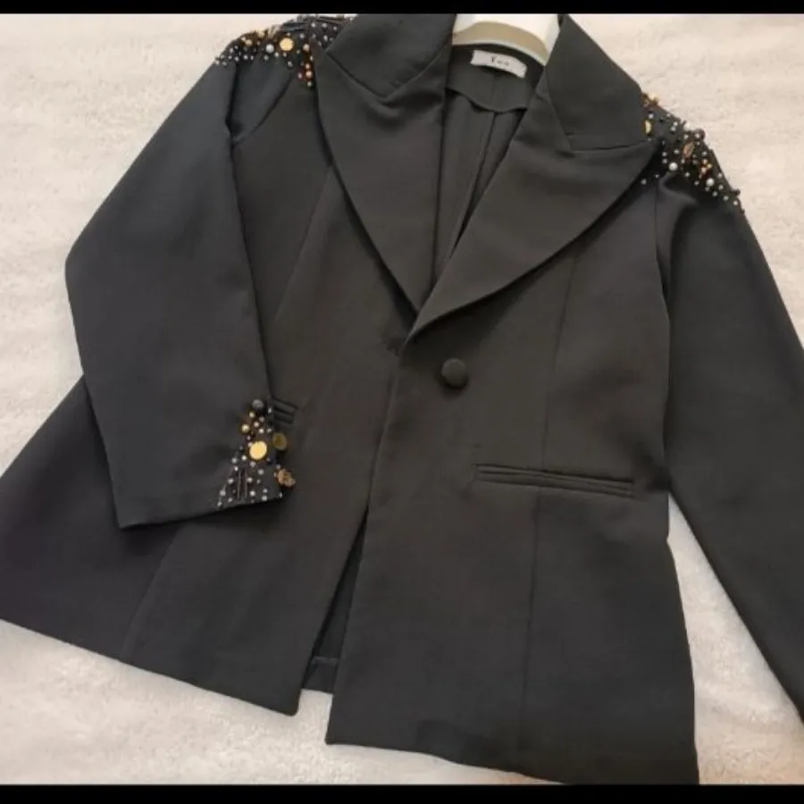 کت مجلسی زنانه کرپ