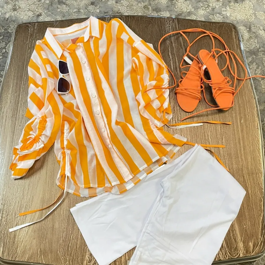 شومیز راه راه تابستونی