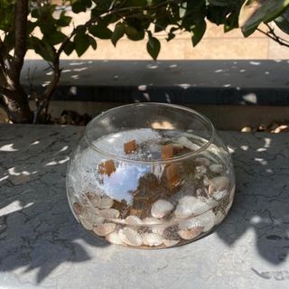 سنگ مصنوعی و شمع