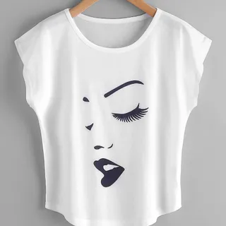 تیشرت چهره سفید