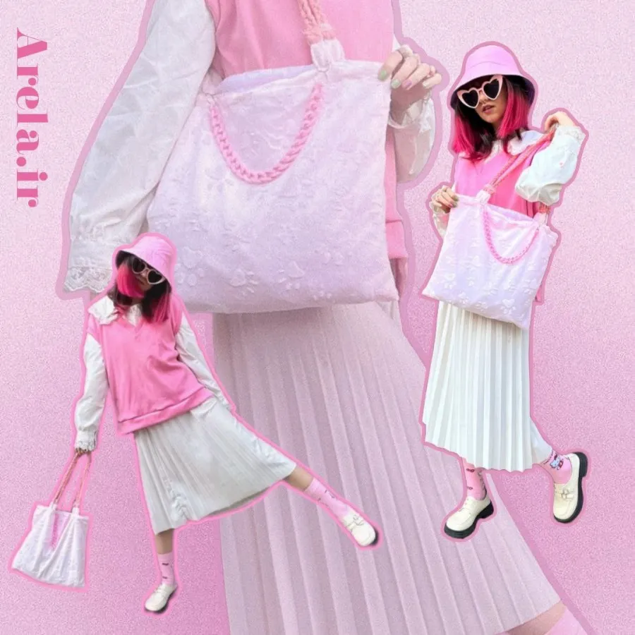 توتبگ پنجه‌ای صورتی زنجیز