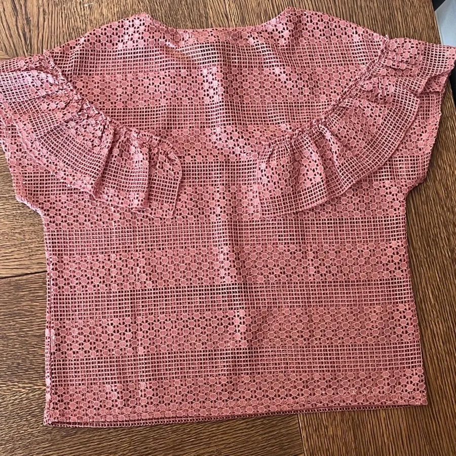 بلوز توری آجری