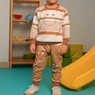 بلوز شلوار راه راه لبخند