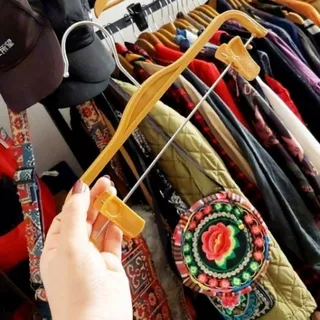 چوب لباسی دوگیره طرح چوب