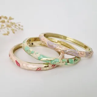 دستبند زنانه میناکاری