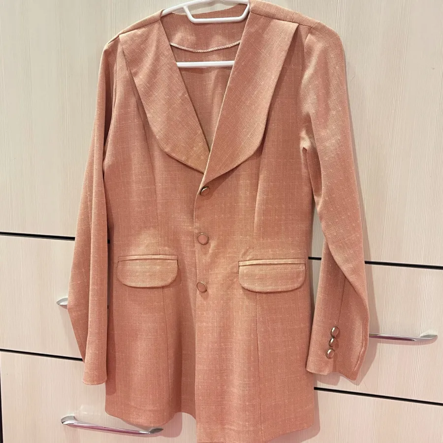 کت شانتون نخی صورتی