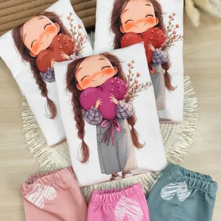 بلوز شلوار قلب و آغوش