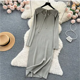 پیراهن بافت گرم بلند