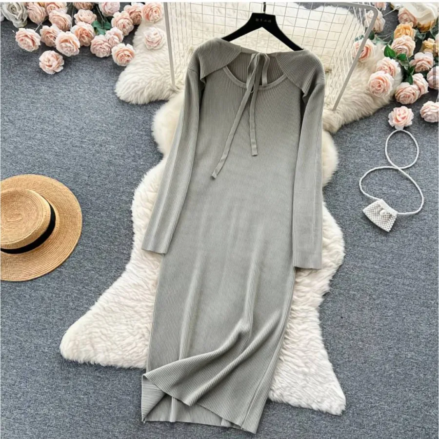 پیراهن بافت گرم بلند