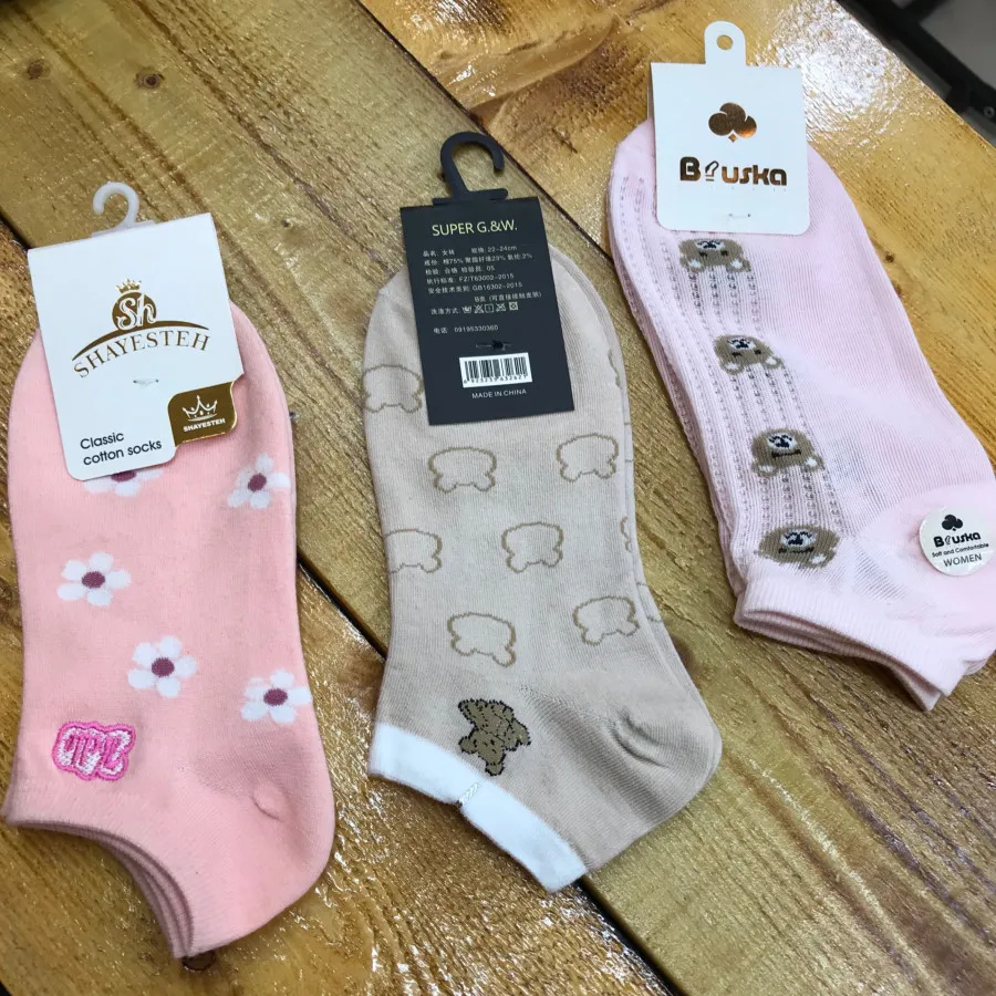 جوراب نخ پنبه خارجی