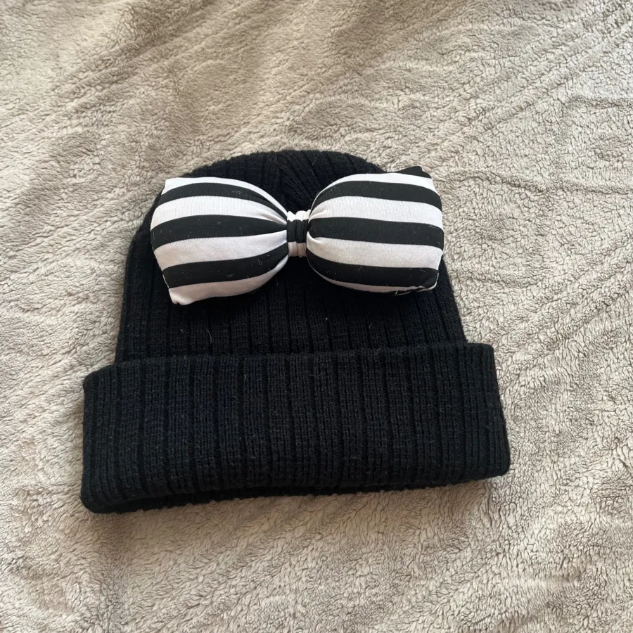 کلاه بافت پاپیونی