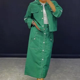 کت دامن کتان رنگ زارا