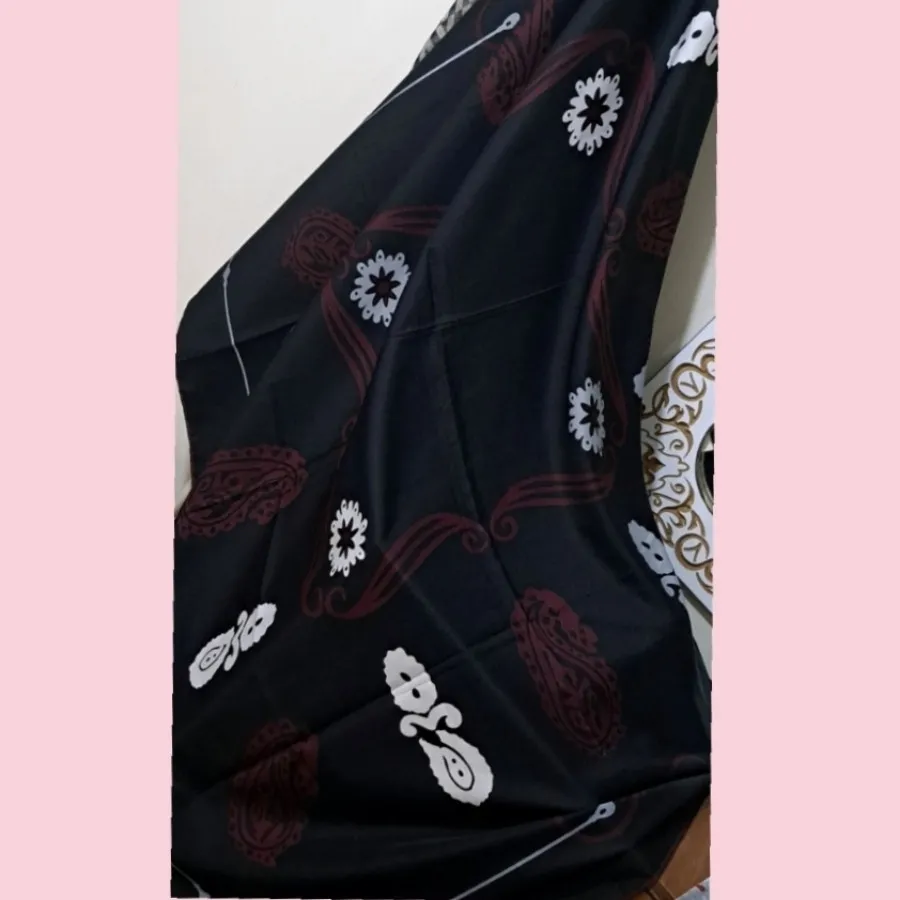 روسری مشکی مجلسی