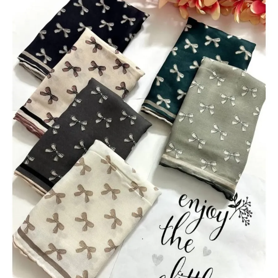 مینی اسکارف نخی پاپیون