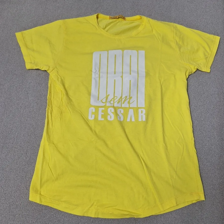 تیشرت زرد مردانه