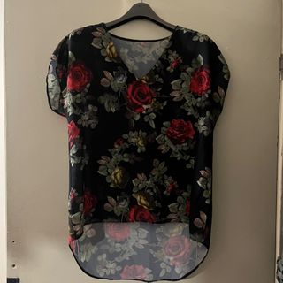 تیشرت مجلسی گلدار