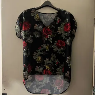 تیشرت مجلسی گلدار