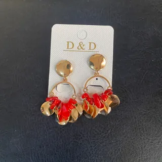 گوشواره استیل و‌سنگ