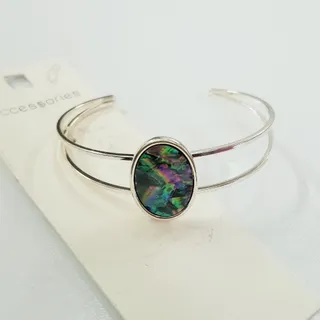 دستبند بنگل سنگ آبالون