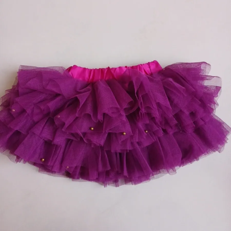 دامن توری بنفش