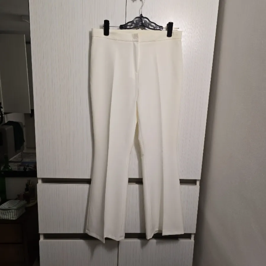 شلوار سفید دمپا