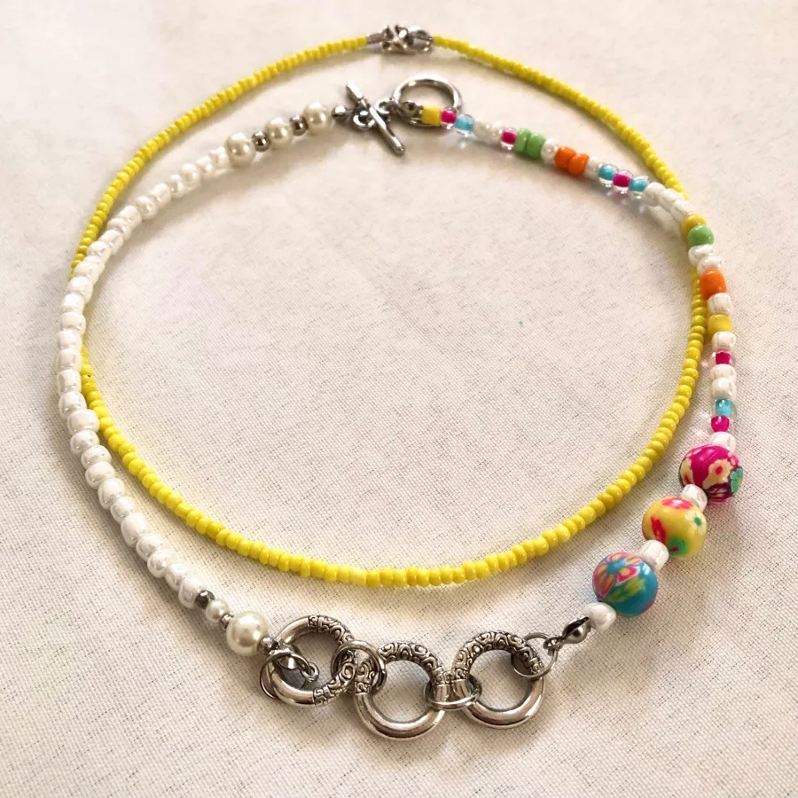 گردنبند منجوقی/مهره‌ای