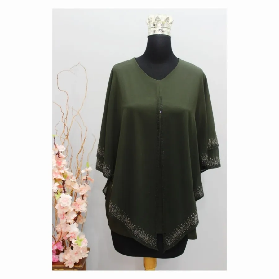 شومیز حریر خفاشی