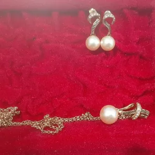 نیم ست مرواریدی