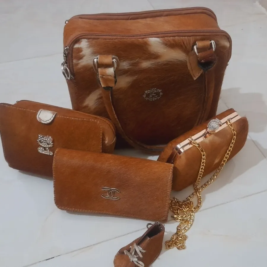 ست کیف چرم دستدوز