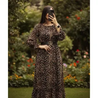 پیراهن ساحلی پلنگی