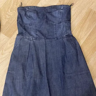 پیراهن دکلته جین