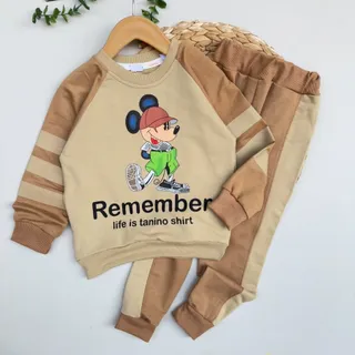 بلوز شلوار میکی بچگانه