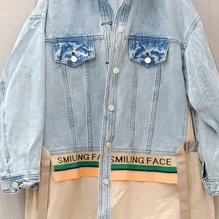 کت جین آبی خارجی وارداتی.