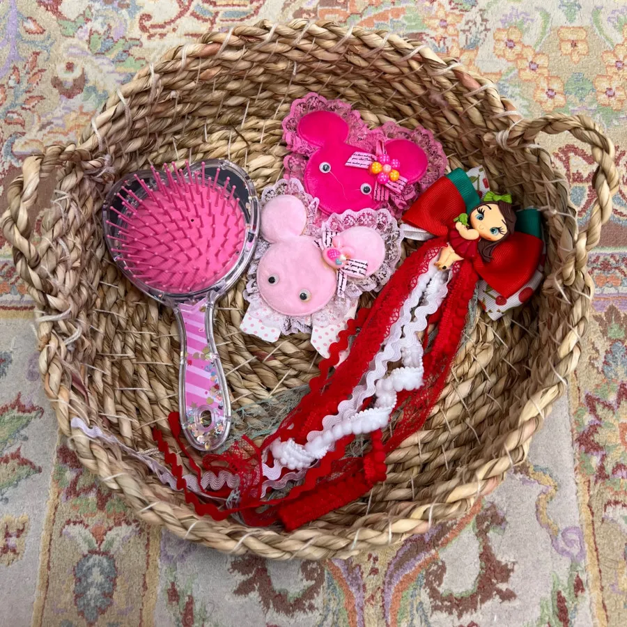 برس  گل سر  گیره کاملا نو