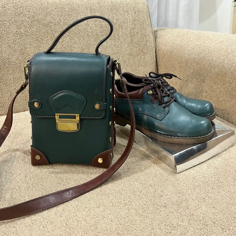 ست کغش و کیف چرم