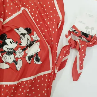 مینی اسکارف قرمز توپ توپی