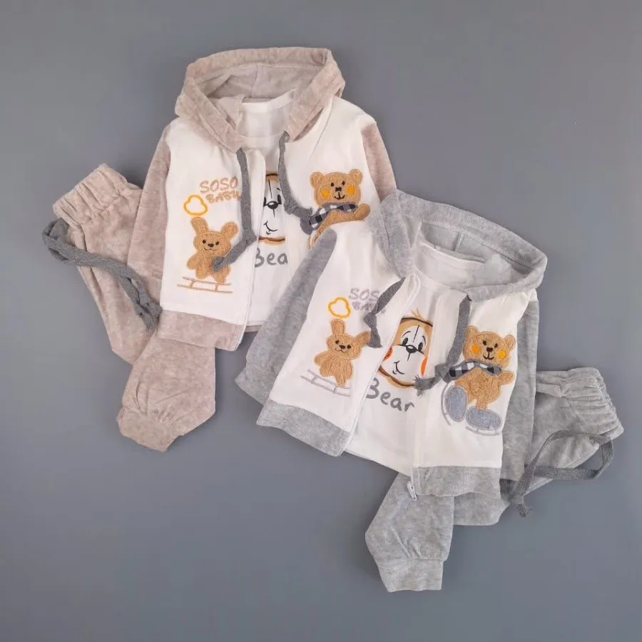 سه تیکه ی مخمل سویشرتی خر