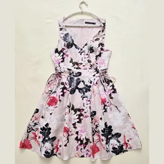 پیراهن لینن گلگلی