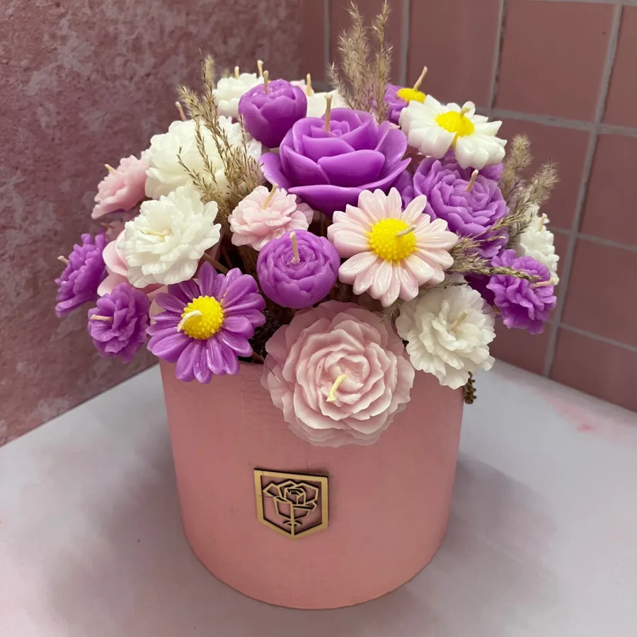 باکس گل شمعی